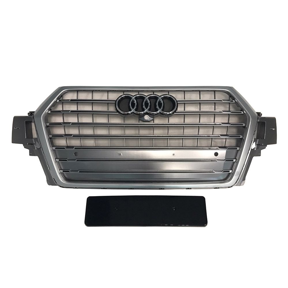 AUDİ Q7 2015 2016 2017 2018 MODEL YILLARI ARASINDA ÜRETİLEN ARAÇLAR UYUMLU SQ7 PANJUR KROM / GRİ DİZAYN