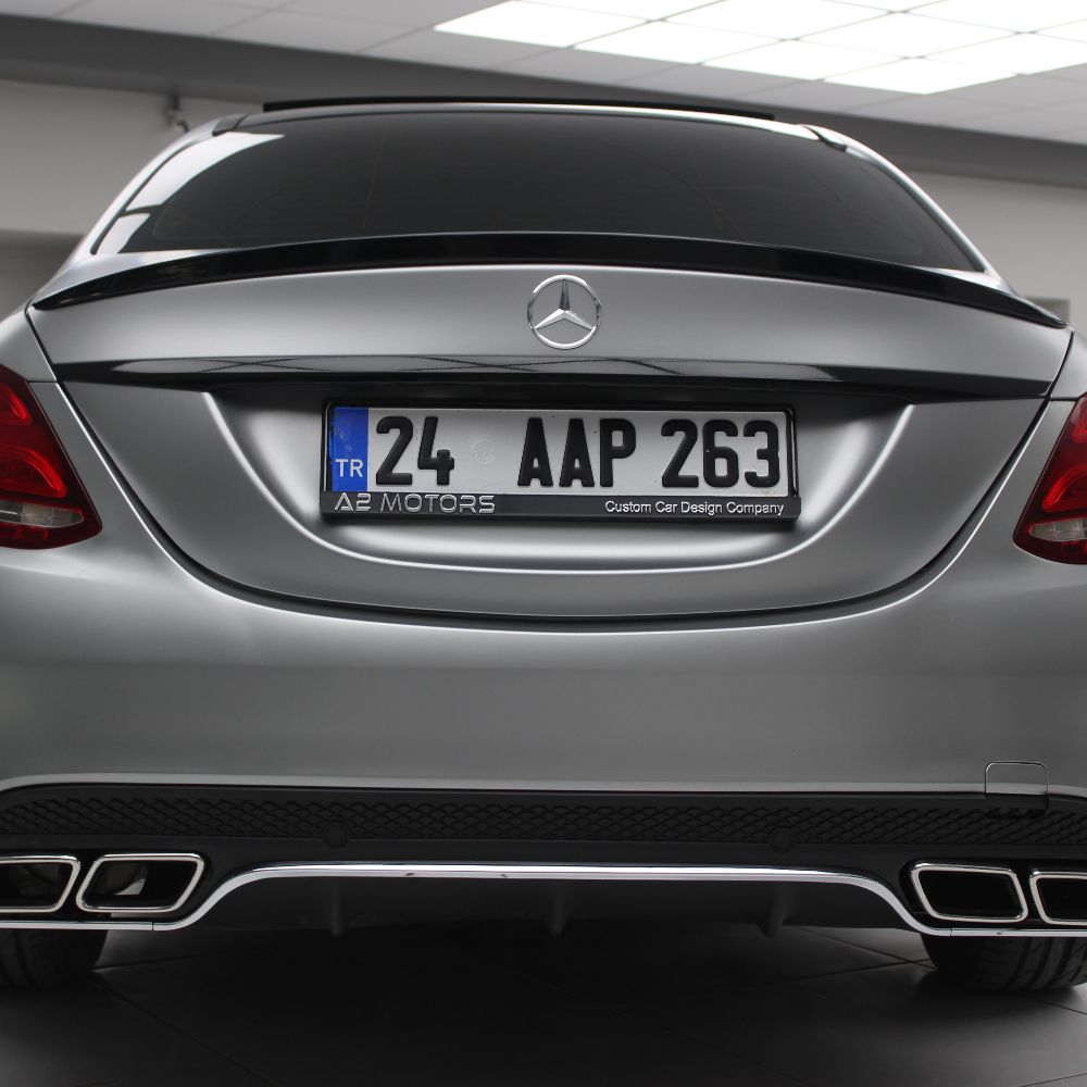 Mercedes Benz w205 Sedan Uyumlu C Serisi Amg Spoiler