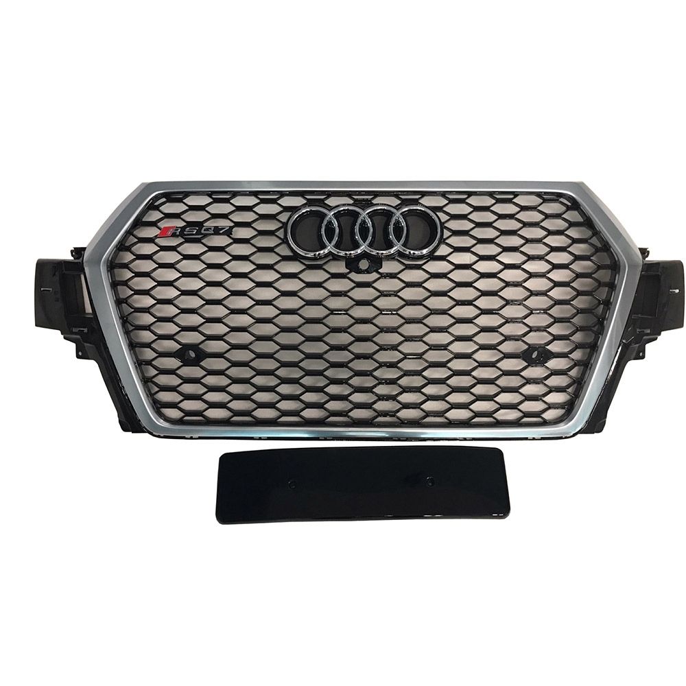 AUDİ Q7 2015 2016 2017 2018 MODEL YILLARI ARASINDA ÜRETİLEN ARAÇLAR UYUMLU RSQ7 PANJUR KROM / SİYAH DİZAYN